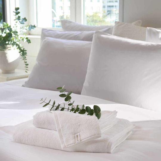 Aigaion Tencel White 52x78cm