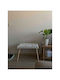 Living Room Wooden Stool Gourgken 60x35x35cm