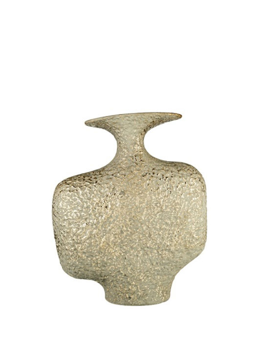 Zen Collection Dekorative Keramikvase Graue 27,5x10xH32,5cm
