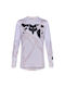 Fox Flexair LS Jersey Men's Long Sleeve Mountain Bike White Jersey