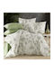MayHome Duvet Cover Set 260x240cm King Size With 2 Pillowcases Floral