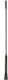 Antena Auto Universală 36 Cm Tijă Antenă Radio Auto M5 M6 Filet Compactă Neagră