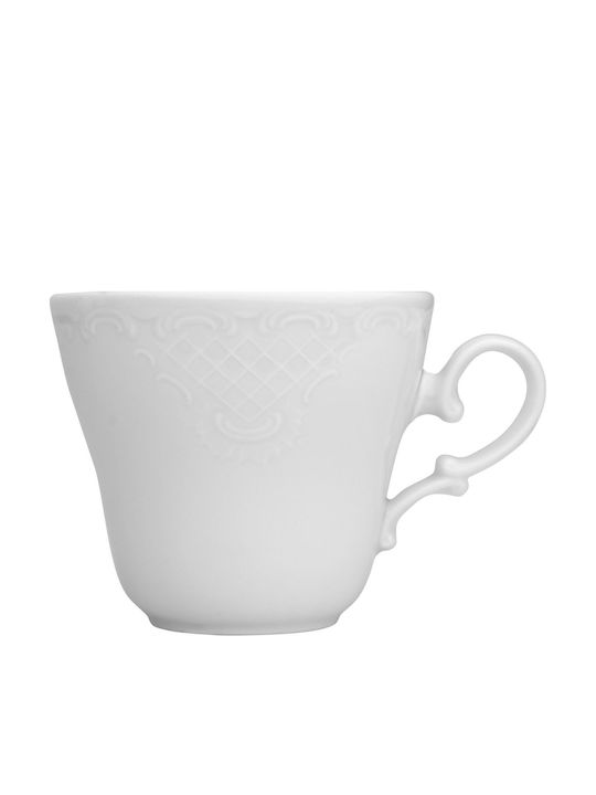 Ionia Olympia Set Coffee Cups Porcelain White 200ml 36 Pieces