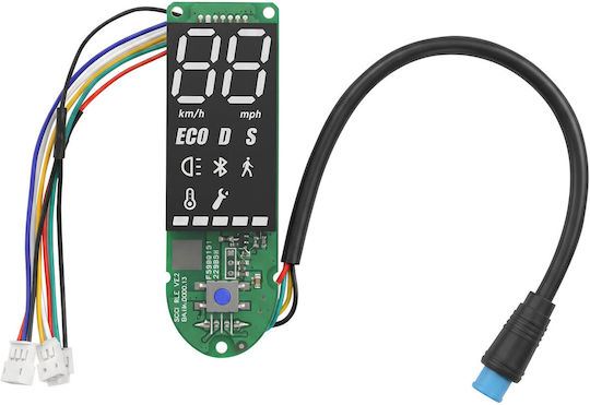 Avizar Display Dashboard Ninebot G30 Max Scooter Waterproof Connectors Black Green