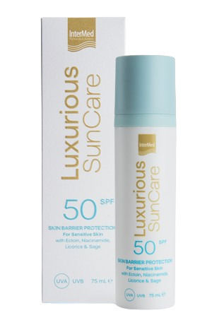 InterMed Luxurious Sun Care Αντηλιακή Κρέμα Προσώπου SPF50 75ml