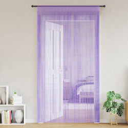vidaXL Stoff Türvorhang Lila 100x250cm 4102047