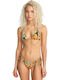 Bikini Slip με Κορδονάκια Black Pebble