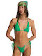 Sol Searcher Low Bikini Slip with Laces Summer Green