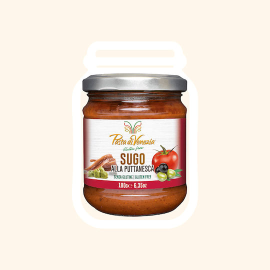 Puttanesca Καυτερή Σάλτσα Τομάτας 180gr
