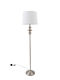 Stehlampe Y138xH26cm Silber