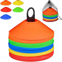 Set 80 Conuri De Marcare Multicolore Relaxdays 5x19cm Set 80 Conuri De Marcare Multicolore Relaxdays 5x19cm