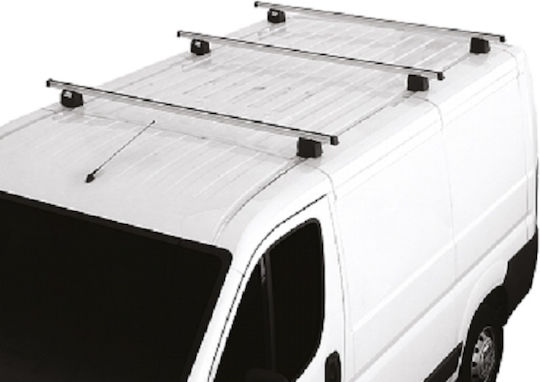 Fabbri Citroen Jumpy Commercial 01 07>03 16 Aluminum Car Roof Bars Professional Heavy Duty 150 Cm Set 3 Bars Locks Included