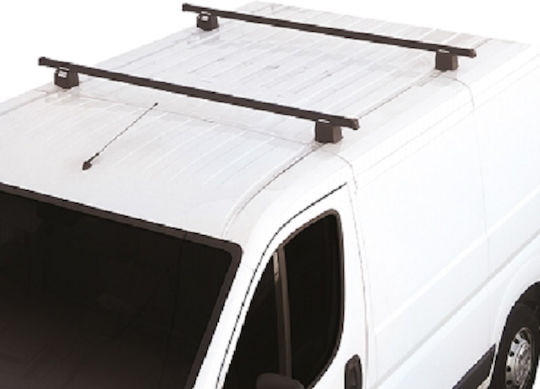 Fabbri Renault Kangoo Commercial 08 97>01 08 Car Roof Bars Iron Professional Heavy Duty 135 Cm Set 2 Bars Includes Locks