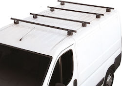 Fabbri Volkswagen Transporter T5 T6 Commercial 04 03>03 15 Car Roof Bars Iron Professional Heavy Duty Type 150 Cm Set 4 Bars Locks Included