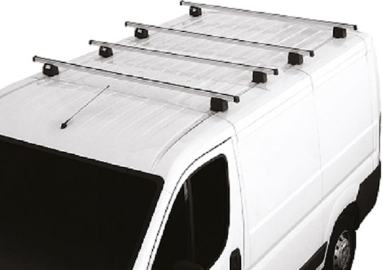 Fabbri – Citroen Jumpy 04/16> Aluminum Car Roof Bars Professional Heavy Duty 150 Cm Set 5 Bars Including Locks