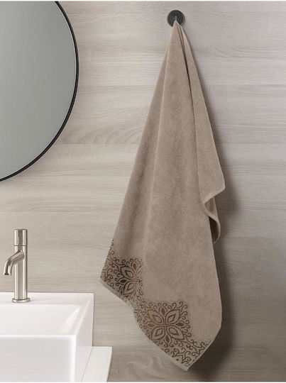 SteweHome Face Towel 50x90cm Brown 2 Pieces