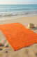 SteweHome Cotton Orange Beach Towel 100x150cm