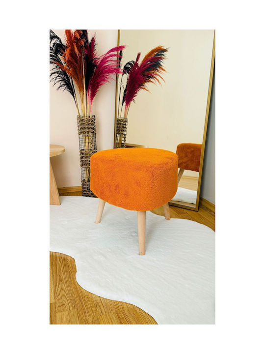 Living Room Bed Stool Upholstered with Bohemian Fabric 46x46x46cm
