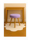 Wooden Retro Footstool 35x35x35cm