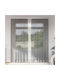 vidaXL vidaXL Vorhänge Fenster mit Oberer Registerkarte Dunkelgrau 140x225cm