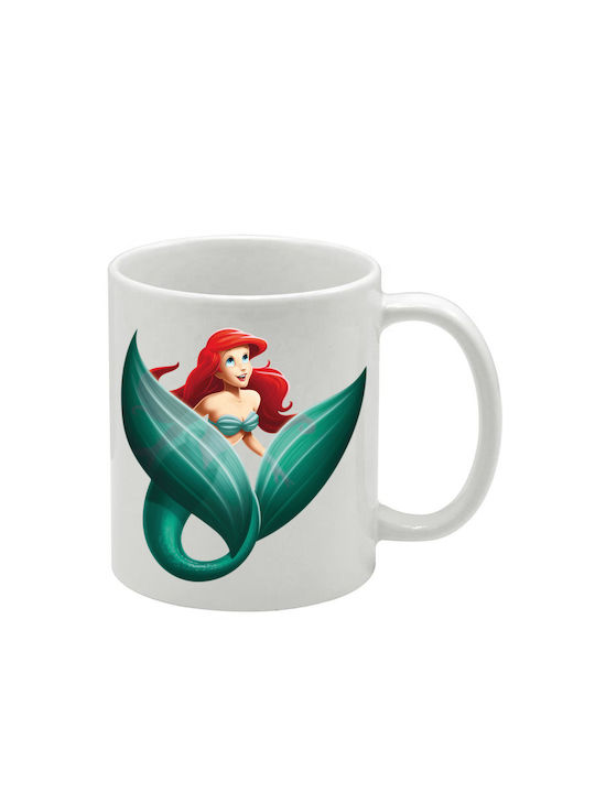 Weiße Tasse Ariel