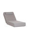 HomeMarkt Waterproof Sunbed Cushion with Backrest Olefin Fishbone