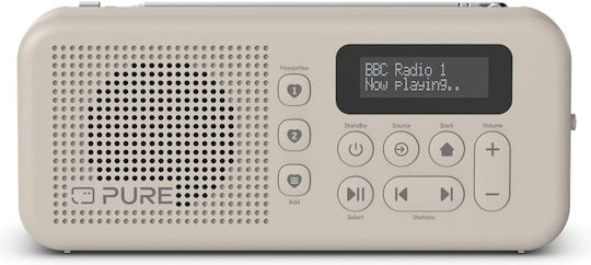 Pure Elan Move Επιτραπέζιο Ραδιόφωνο DAB+ με Bluetooth Μπεζ