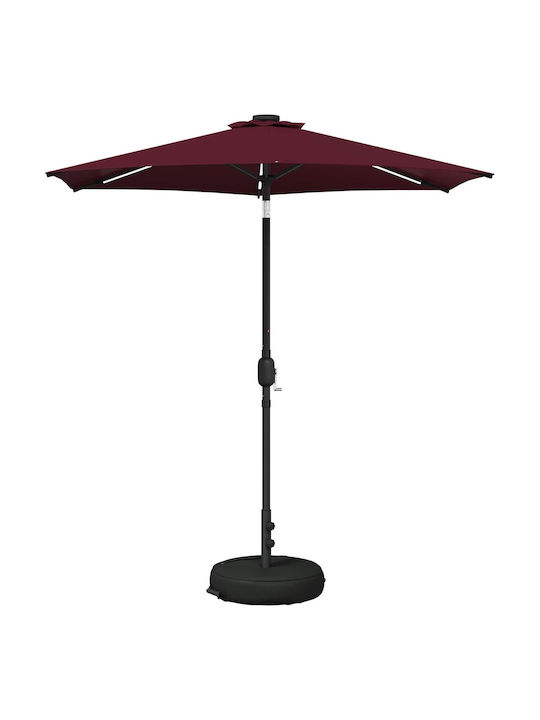 Round Aluminum Turquoise Parasol Φ2.3m