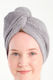 SteweHome Πετσέτα Microfiber Σώματος 100gr/m² Γκρι 183x68εκ.