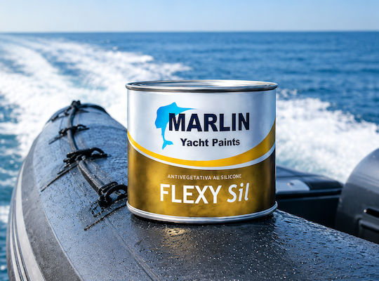 Marlin Υφαλόχρωμα Σιλικόνης Αεροθαλάμους Φουσκωτών Flexy Sil 500ml