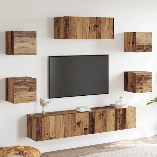 Wohnzimmer TV-Einheit Aus Altem Holz