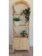 SteweHome Boden Badezimmerregal Hölzernes 50x29x145cm