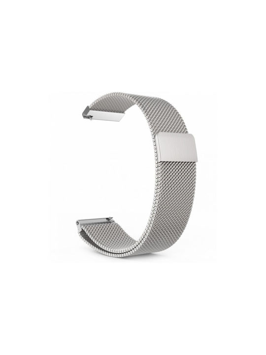 Milanese Μεταλλικό Λουράκι Μαγνητικό Κλείσιμο Xiaomi Watch S4 41mm Silver
