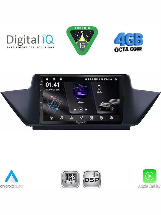 Digital IQ Car Audio System for BMW X1 2009-2015 Bluetooth USB WiFi GPS Apple CarPlay Android Auto with 10" Touch Screen