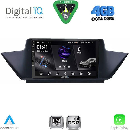 Digital IQ Car Audio System for BMW X1 2009-2015 Bluetooth USB WiFi GPS Apple CarPlay Android Auto with 10" Touch Screen