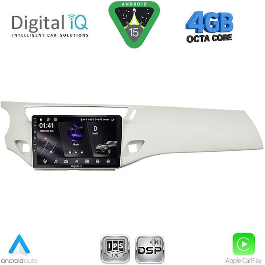 Digital IQ Car Audio System for Citroen C3 / DS3 2009-2016 Bluetooth USB WiFi GPS Apple CarPlay Android Auto with 9" Touch Screen