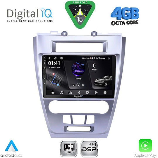 Digital IQ Car Audio System for Ford Fusion 2012-2017 (Bluetooth/USB/WiFi/GPS/Apple CarPlay/Android Auto) with 10" Touch Screen