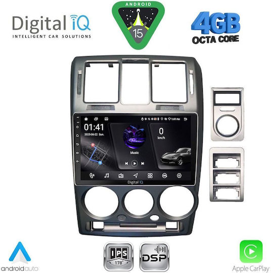 Digital IQ Car Audio System for Hyundai Getz 2002-2011 Bluetooth USB WiFi GPS Apple CarPlay Android Auto with 9" Touch Screen