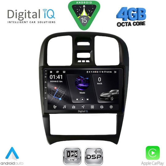 Digital IQ Ηχοσύστημα Αυτοκινήτου για Hyundai Sonata 2000-2006 (Bluetooth/USB/WiFi/GPS/Apple-Carplay/Android-Auto) με Οθόνη Αφής 9"