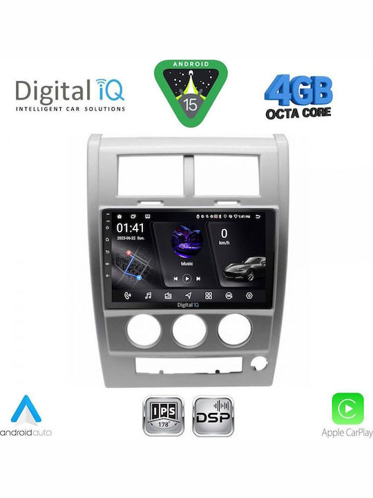 Digital IQ Car Audio System for Jeep Cherokee / Liberty 2007-2014 Bluetooth USB WiFi GPS Apple CarPlay Android Auto with 10" Touch Screen
