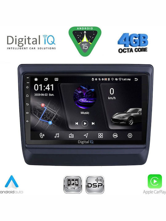 Digital IQ Car Audio System Isuzu D-Max 2020 (Bluetooth/USB/WiFi/GPS/Apple CarPlay/Android Auto) with 9" Touch Screen