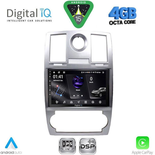 Digital IQ Car Audio System Chrysler 300C 2005-2010 Bluetooth USB WiFi GPS Apple CarPlay Android Auto with 9" Touch Screen