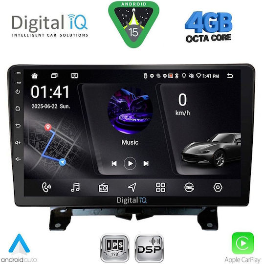 Digital IQ Car Audio System for Land Rover Discovery / Range Rover Sport 2004-2009 Bluetooth USB WiFi GPS Apple CarPlay Android Auto with 9" Touch Screen