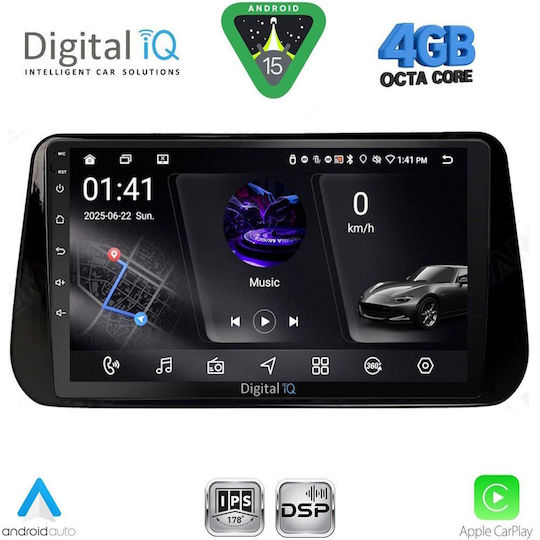Digital IQ Ηχοσύστημα Αυτοκινήτου για Hyundai iX45 / Santa Fe 2021-2023 (Bluetooth/USB/WiFi/GPS/Apple-Carplay/Android-Auto) με Οθόνη Αφής 10"