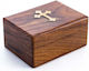 Reliquienschrein Aus Holz Mit Kreuz