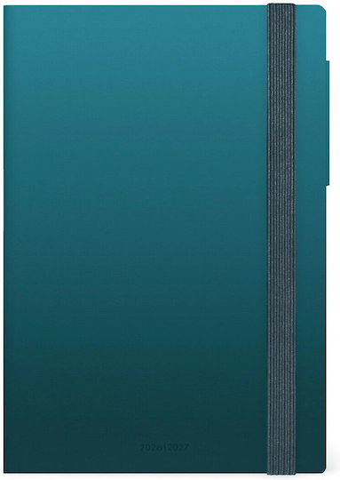 Legami Milano Εβδομαδιαία Ατζέντα 2026/27 Deep Teal 12x18εκ.