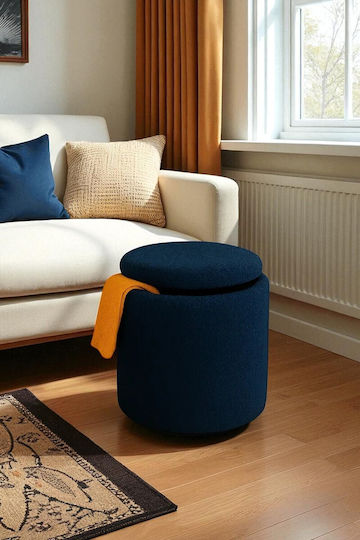 Living Room Stools With Storage Space Round