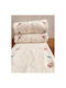 SteweHome Set Cotton Bath Mats STE-024719-V51071 Beige 50x70cm 3 Pieces