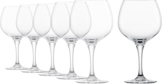Schott Zwiesel Mondial Σετ Ποτήρια Κρασιού Κολωνάτα Κρυστάλλινα 588ml 6τμχ