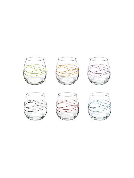 Decover Wasserbrillen aus Glas 520ml 6 Stück